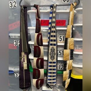 Designer Silk Tie Collection (4)- Mens